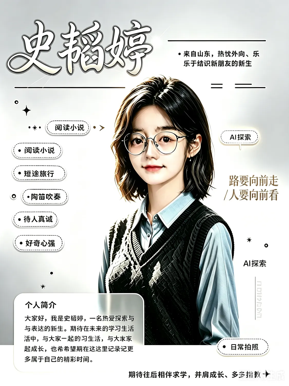 学员个人海报作品